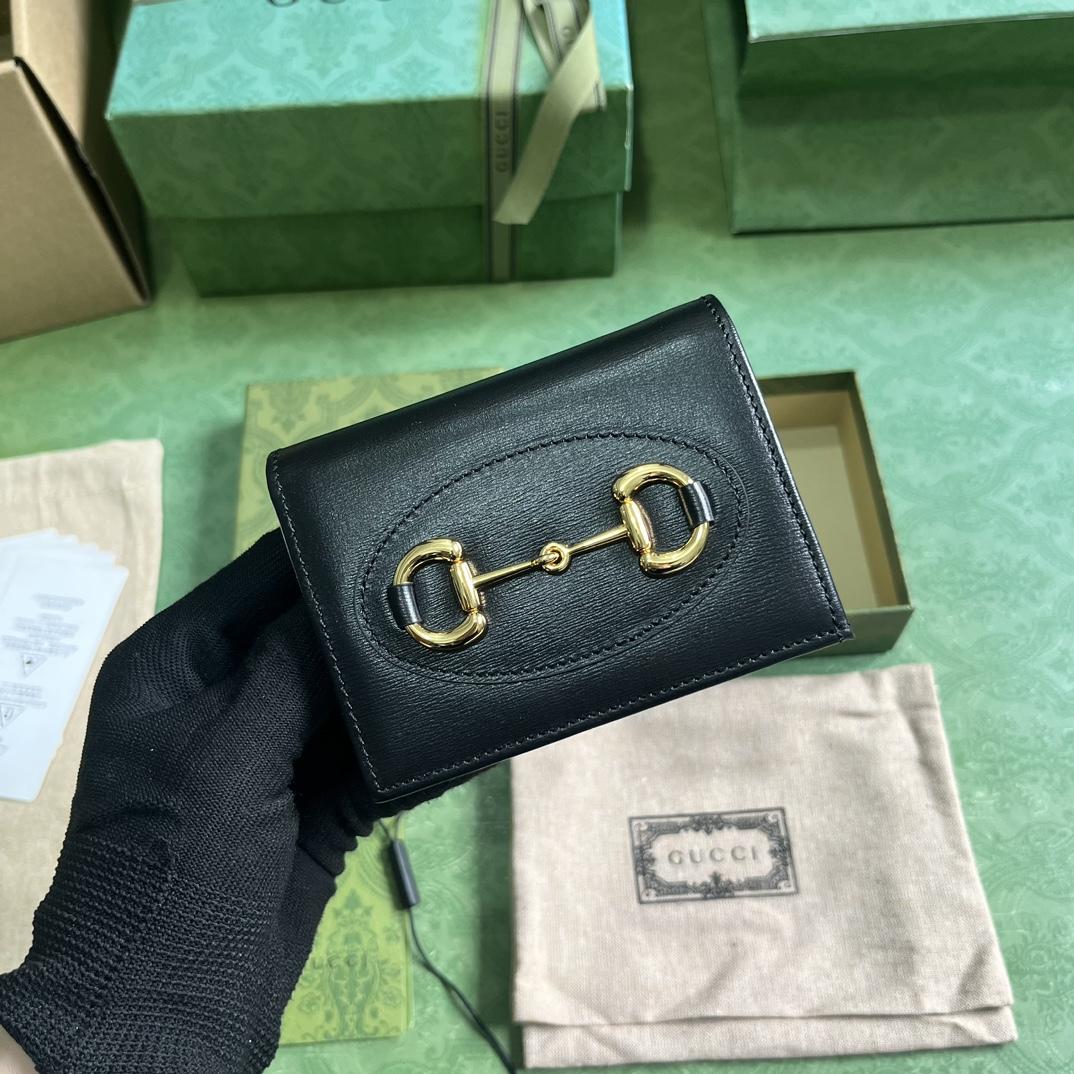 Gucci Horsebit 1955 Card Case Wallet - FashionPlug