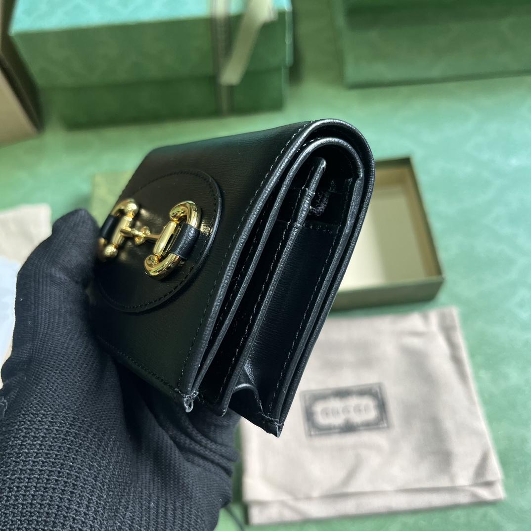 Gucci Horsebit 1955 Card Case Wallet - FashionPlug