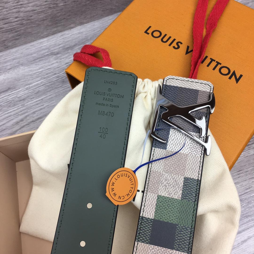 Louis Vuitton LV Mega Pixel 40mm Reversible Belt - FashionPlug