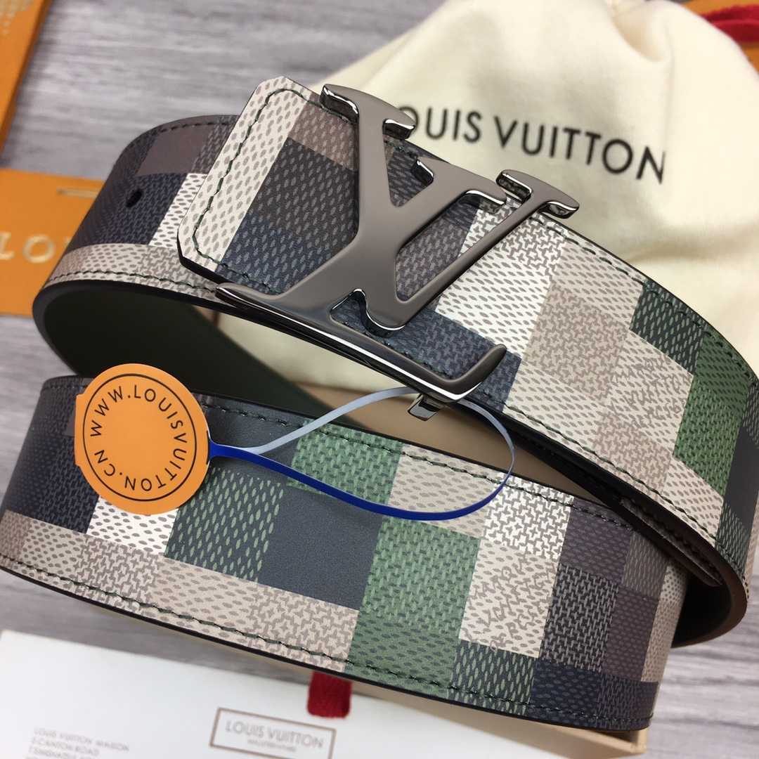 Louis Vuitton LV Mega Pixel 40mm Reversible Belt - FashionPlug