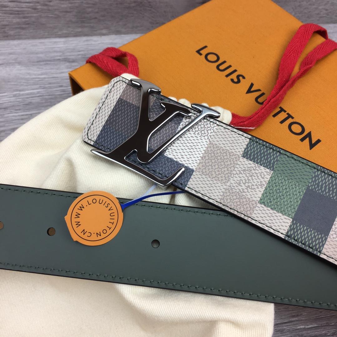 Louis Vuitton LV Mega Pixel 40mm Reversible Belt - FashionPlug