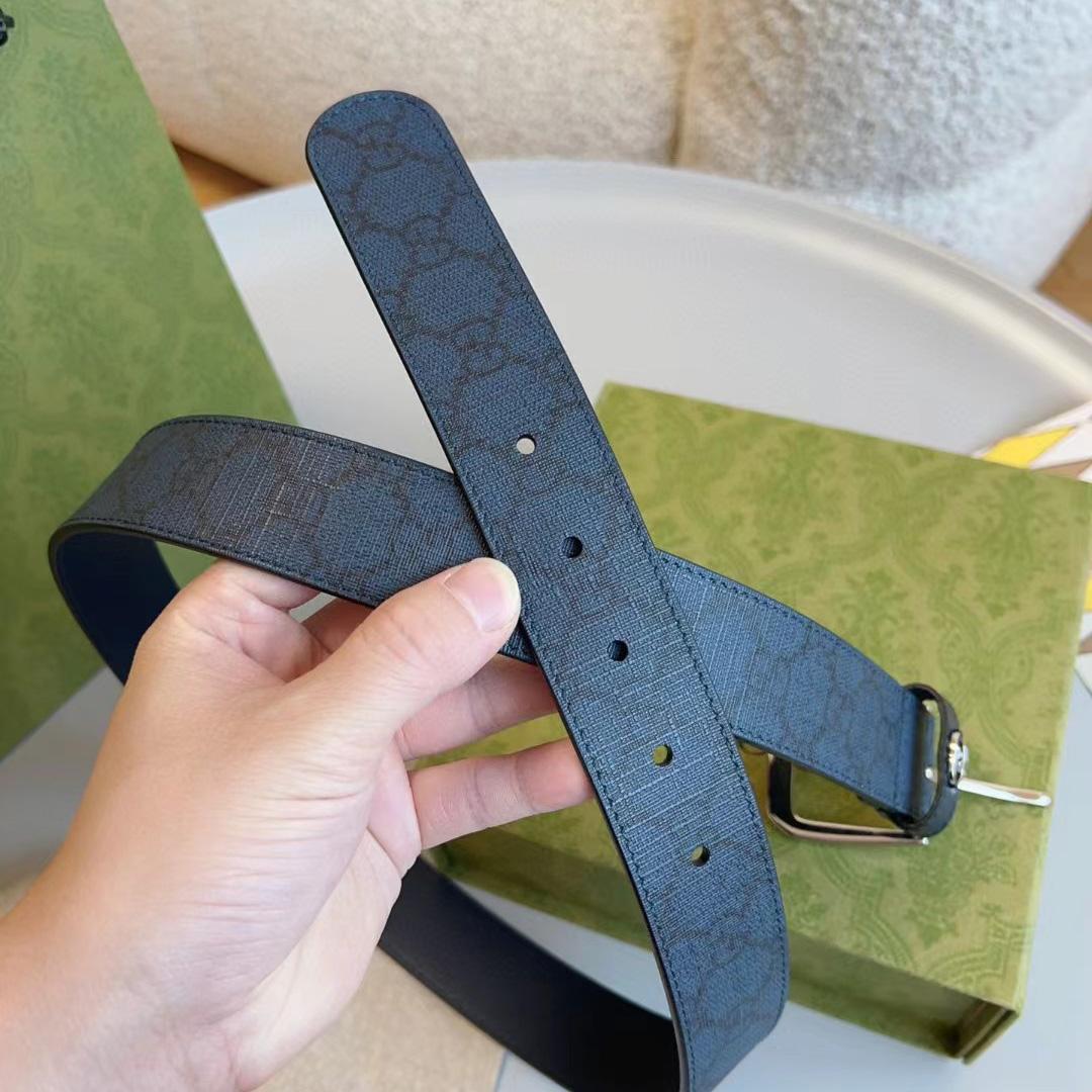 Gucci Belt With Interlocking G Detail - FashionPlug