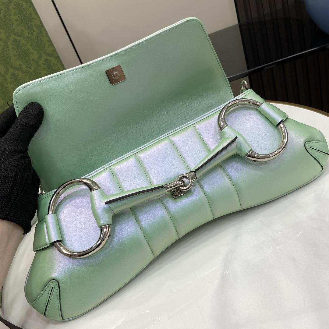 Gucci Horsebit Chain Medium Shoulder Bag (38x 15x 16cm) - FashionPlug
