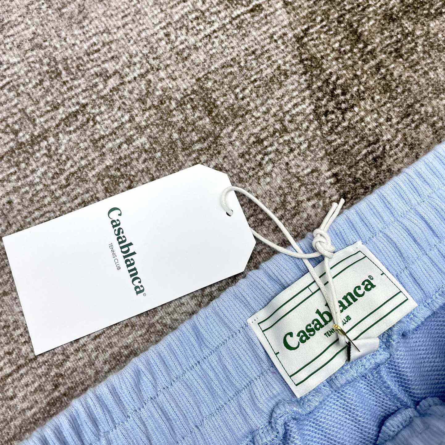 Casablanca Tennis Club Icon-appliqué Shorts    c724 - FashionPlug