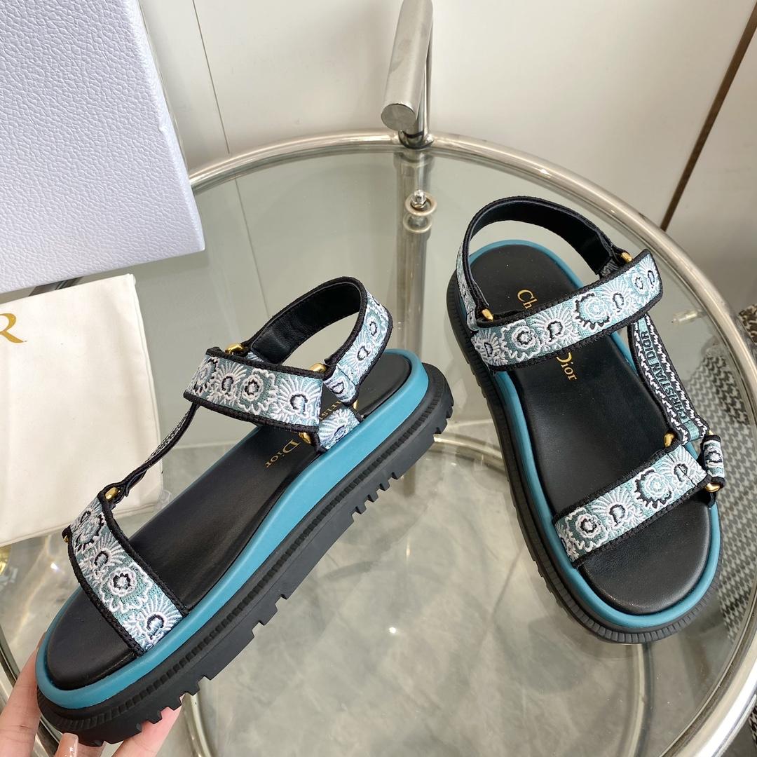 Dior D-Wave Sandal  - FashionPlug