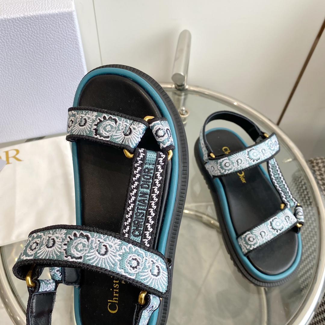 Dior D-Wave Sandal  - FashionPlug