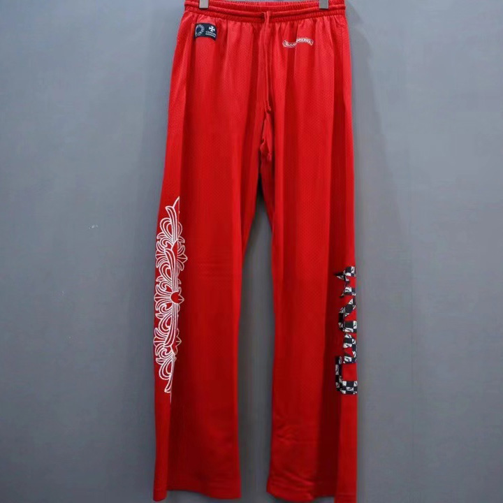 Chrome Hearts Exclusive MATTY BOY '99 FORM' Red Jersey Pants - FashionPlug