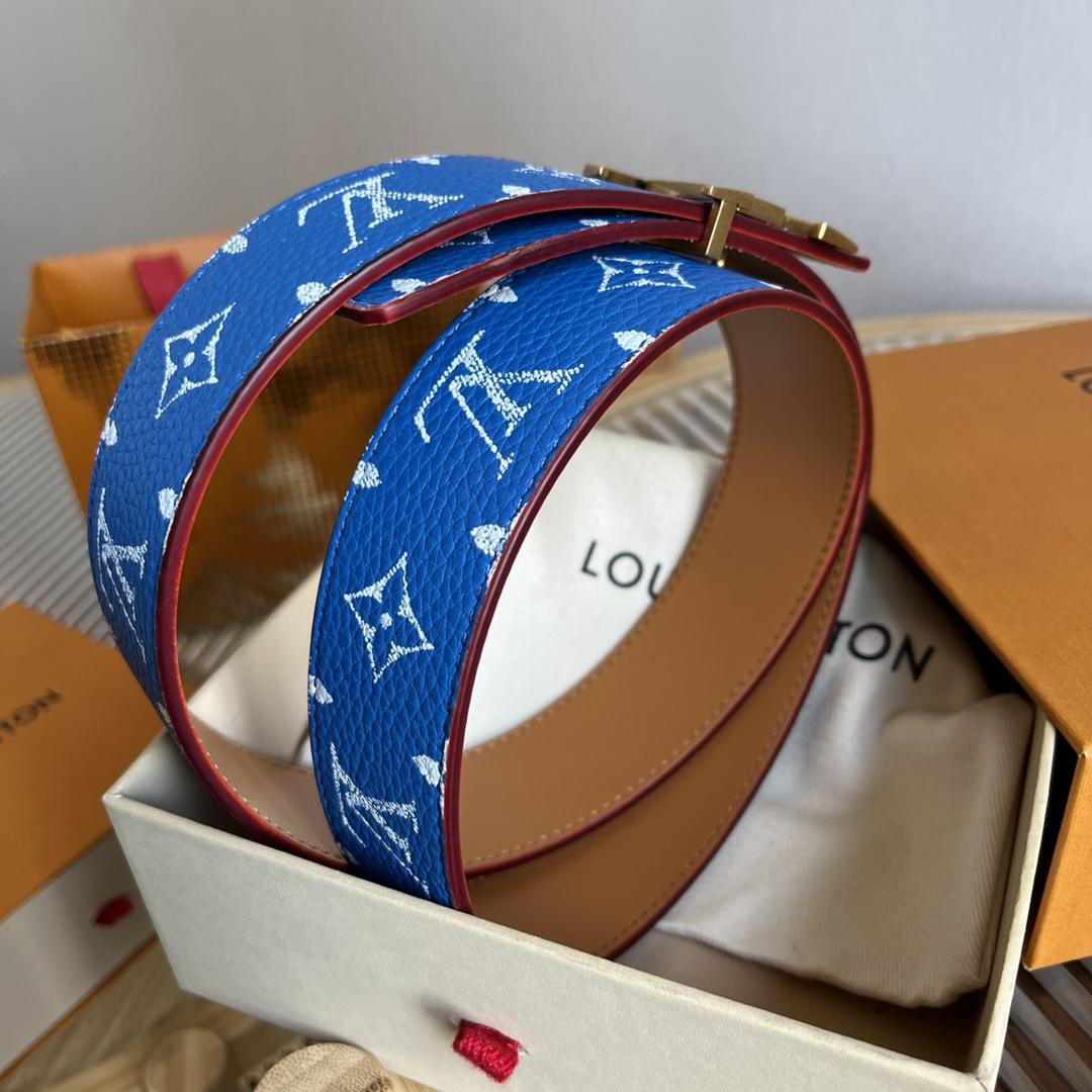 Louis Vuitton LV Initiales 40mm Reversible Belt        M8460V - FashionPlug