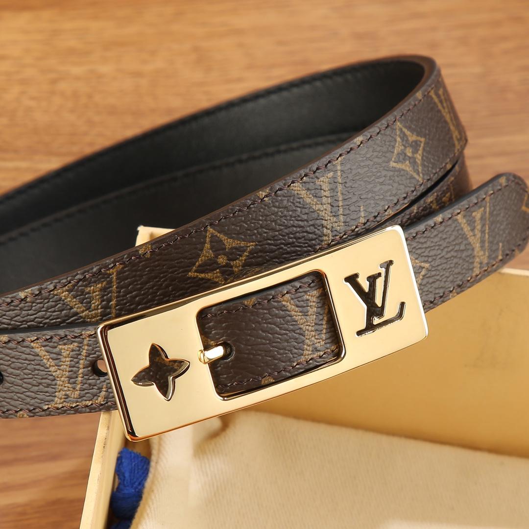 Louis Vuitton LV Duo 18MM Reversible Belt    M8296W - FashionPlug