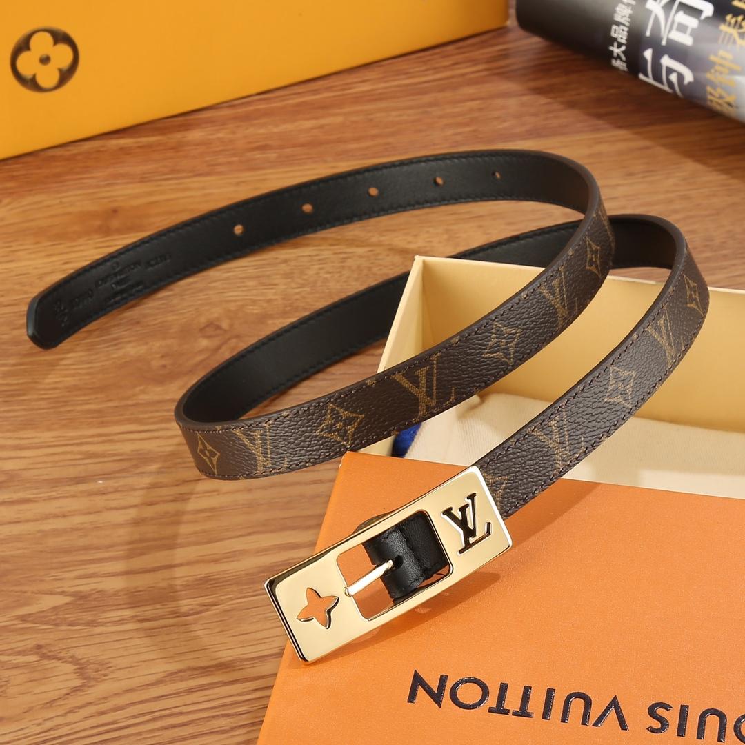 Louis Vuitton LV Duo 18MM Reversible Belt    M8296W - FashionPlug