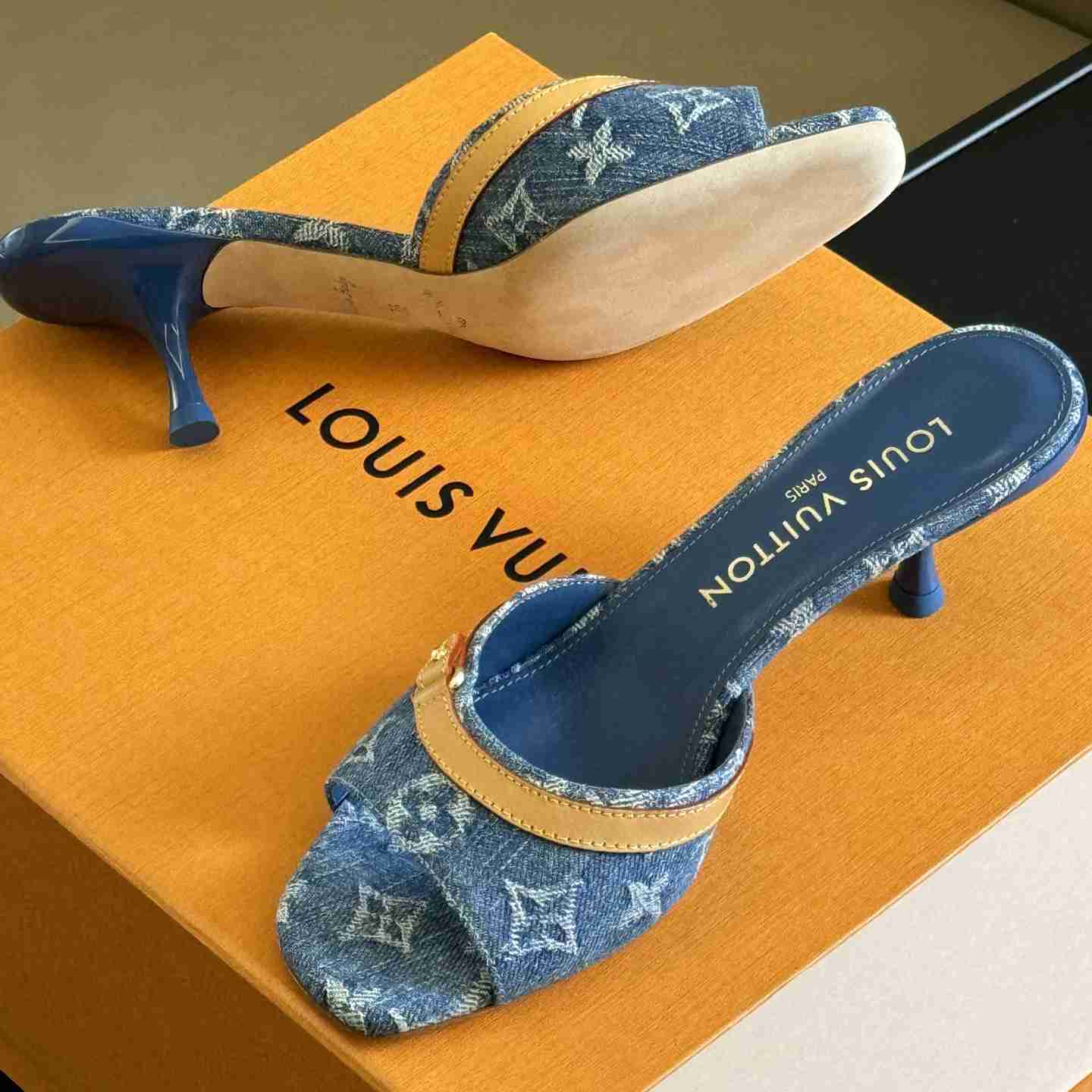Louis Vuitton Neo Revival Mule   - FashionPlug