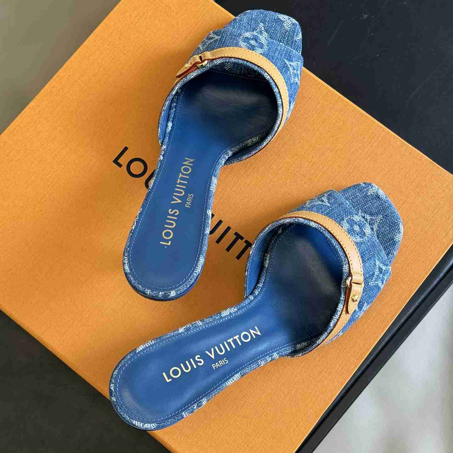Louis Vuitton Neo Revival Mule   - FashionPlug