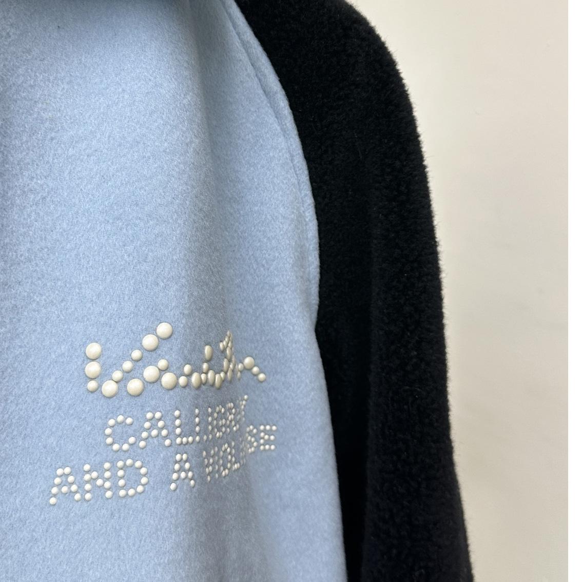 Louis Vuitton Shearling Wool Varsity Blouson    1AFAJE - FashionPlug