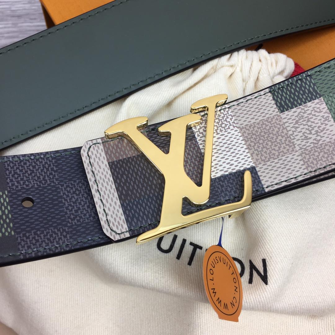 Louis Vuitton LV Mega Pixel 40mm Reversible Belt - FashionPlug
