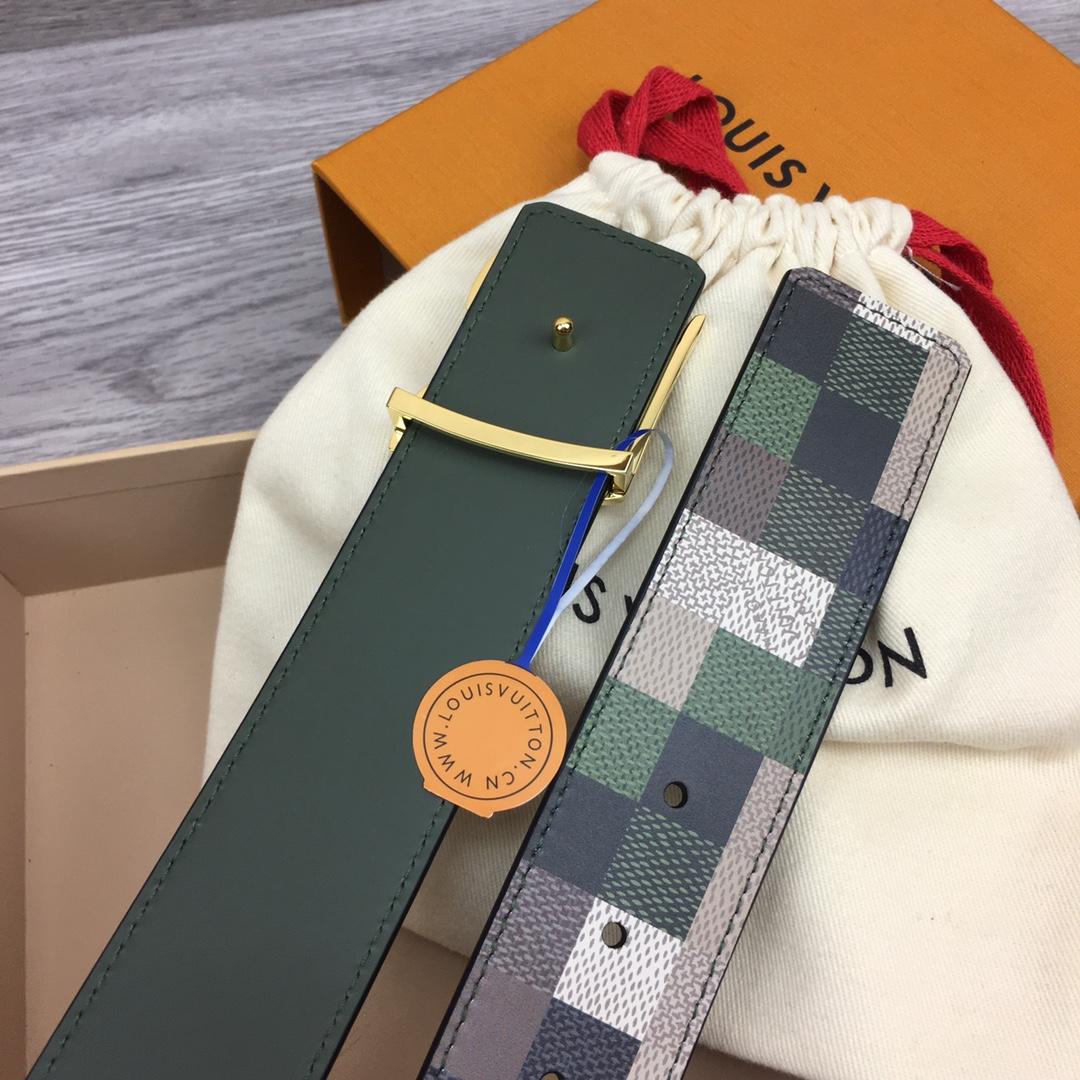 Louis Vuitton LV Mega Pixel 40mm Reversible Belt - FashionPlug