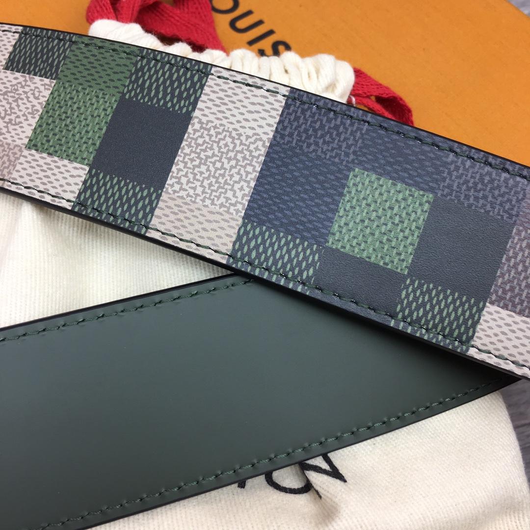 Louis Vuitton LV Mega Pixel 40mm Reversible Belt - FashionPlug