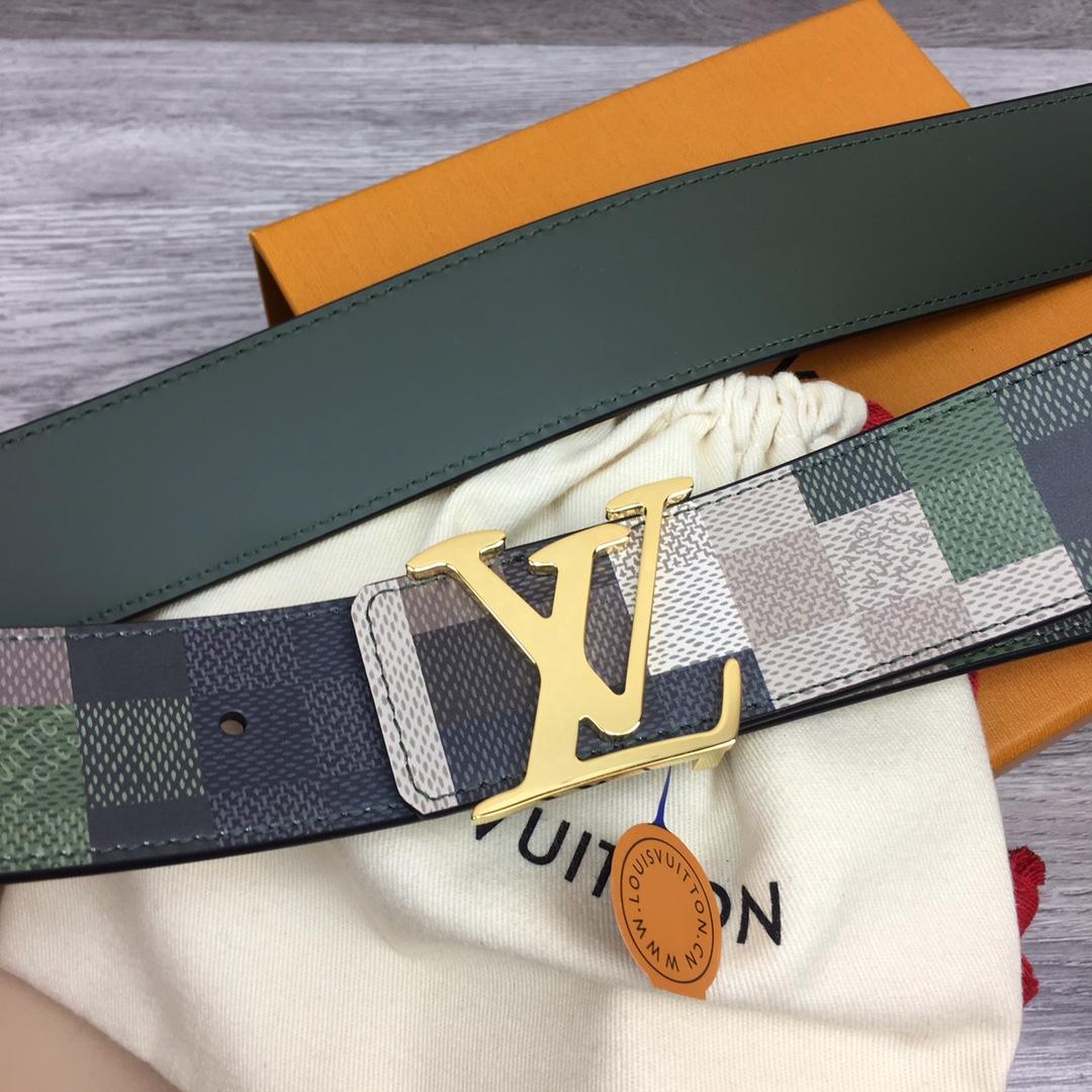 Louis Vuitton LV Mega Pixel 40mm Reversible Belt - FashionPlug