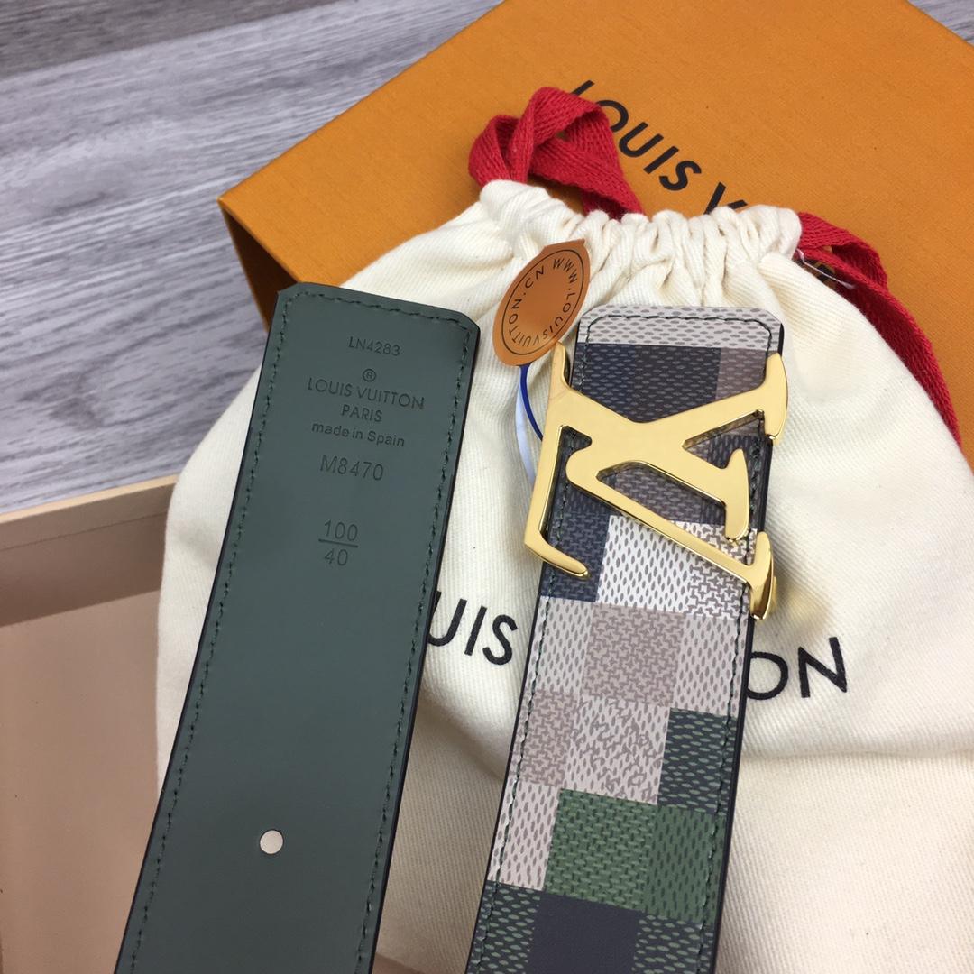Louis Vuitton LV Mega Pixel 40mm Reversible Belt - FashionPlug