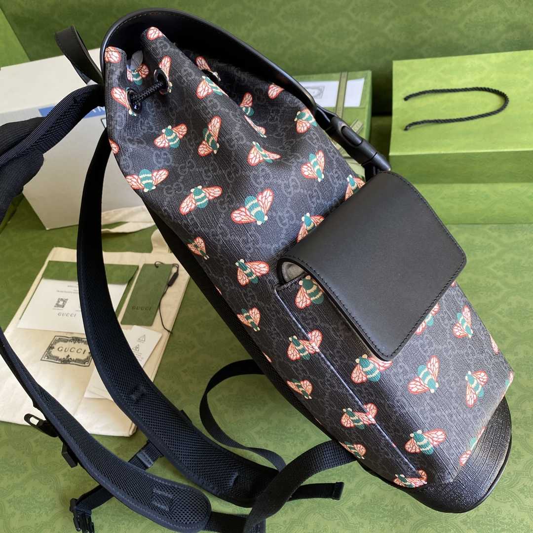 Gucci Bestiary Backpack With Bees  (34*42*16cm) - FashionPlug