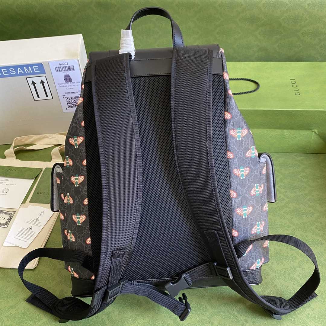 Gucci Bestiary Backpack With Bees  (34*42*16cm) - FashionPlug