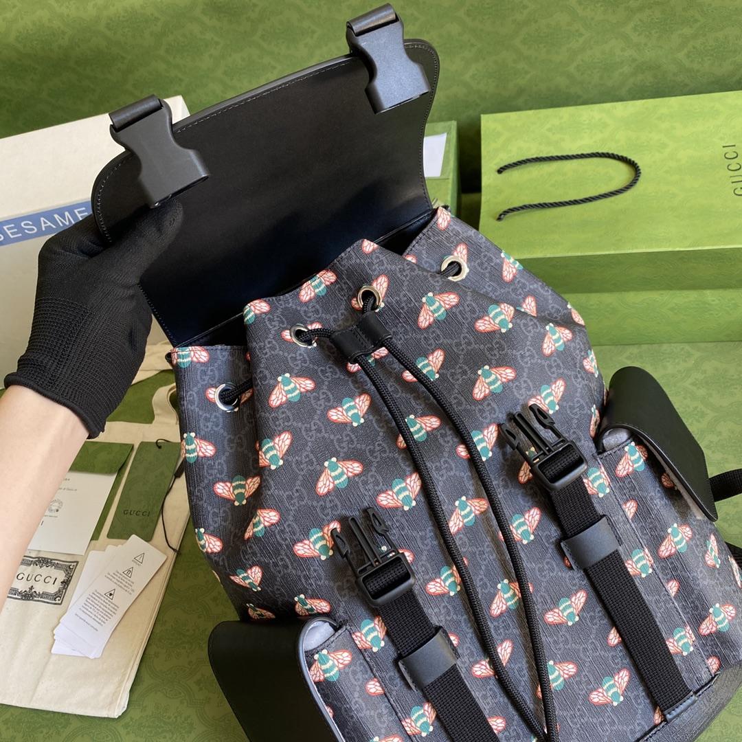 Gucci Bestiary Backpack With Bees  (34*42*16cm) - FashionPlug