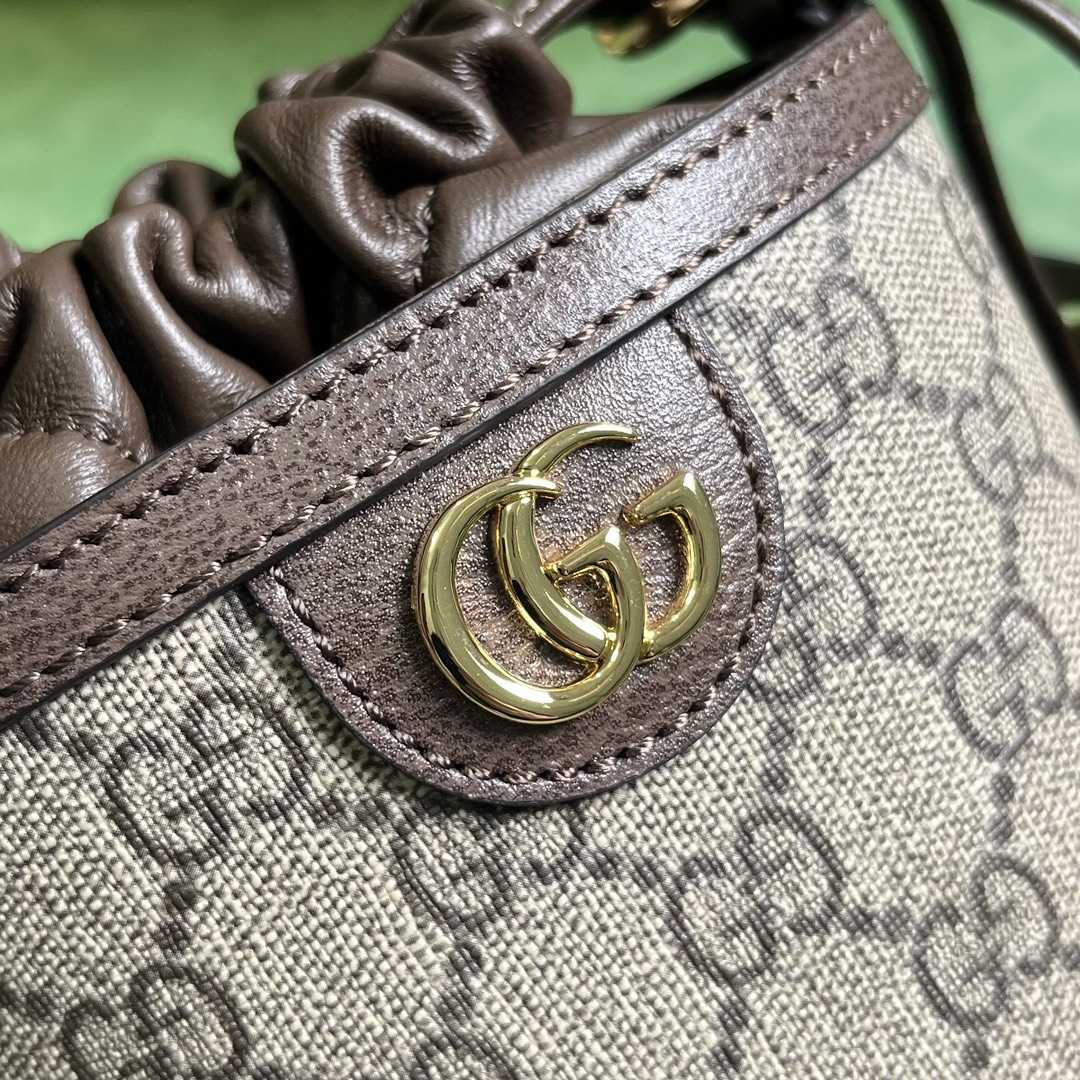 Gucci Ophidia Mini Bucket Bag  (11.5-20-8cm) - FashionPlug