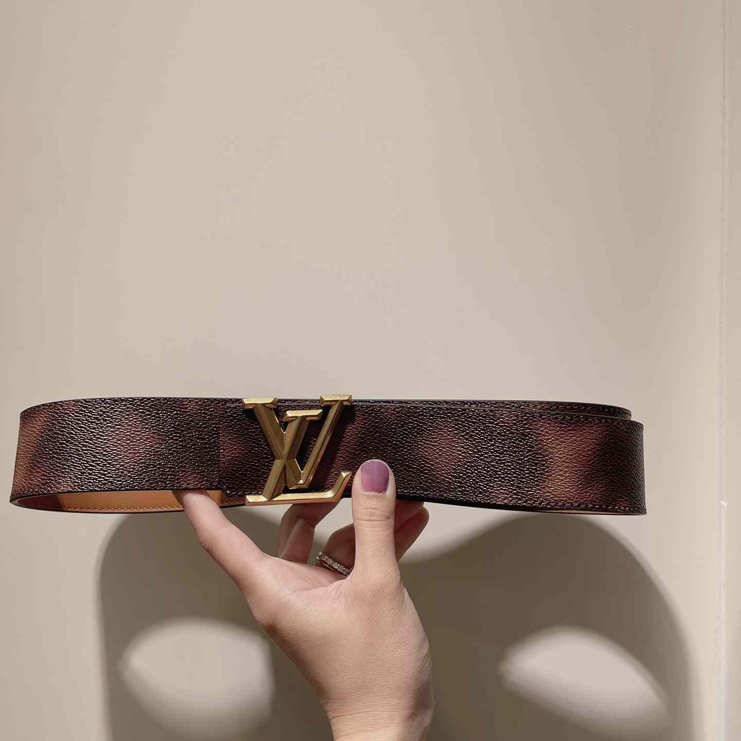 Louis Vuitton LV Pyramide This Is Not MNG 40mm Reversible Belt   - FashionPlug