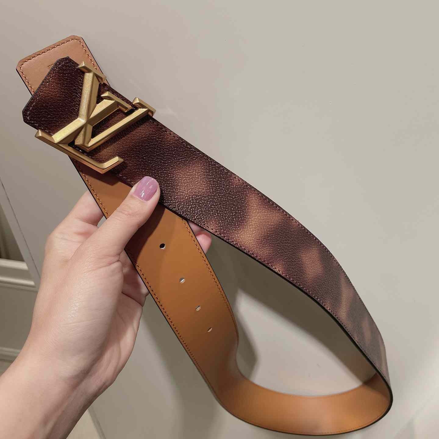 Louis Vuitton LV Pyramide This Is Not MNG 40mm Reversible Belt   - FashionPlug