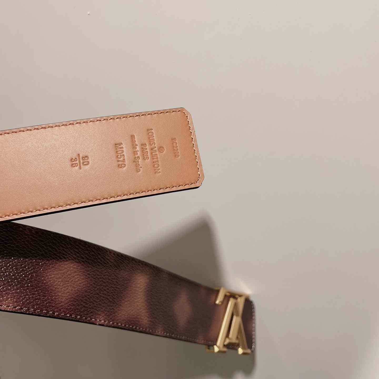 Louis Vuitton LV Pyramide This Is Not MNG 40mm Reversible Belt   - FashionPlug