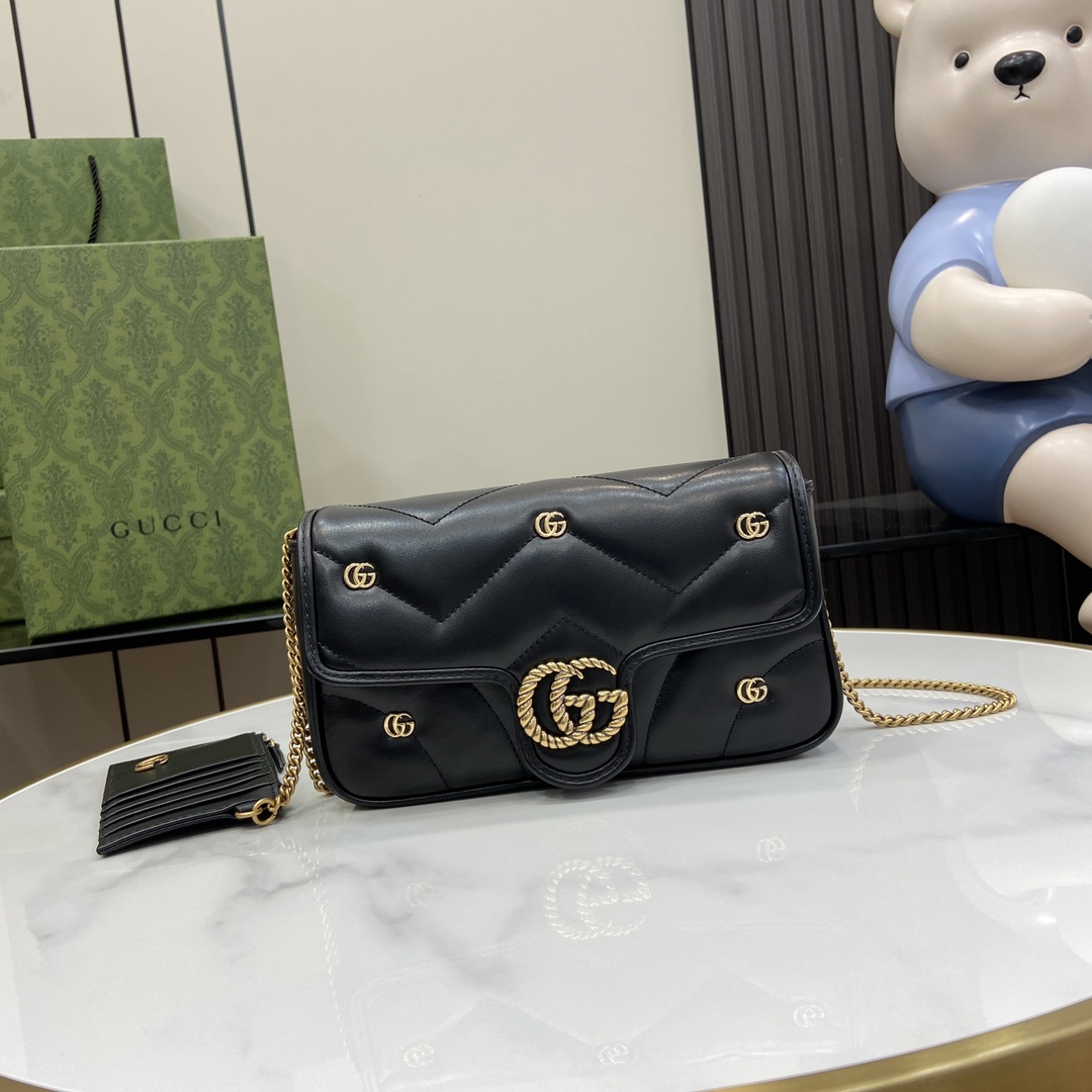 Gucci GG Marmont Mini Bag - FashionPlug