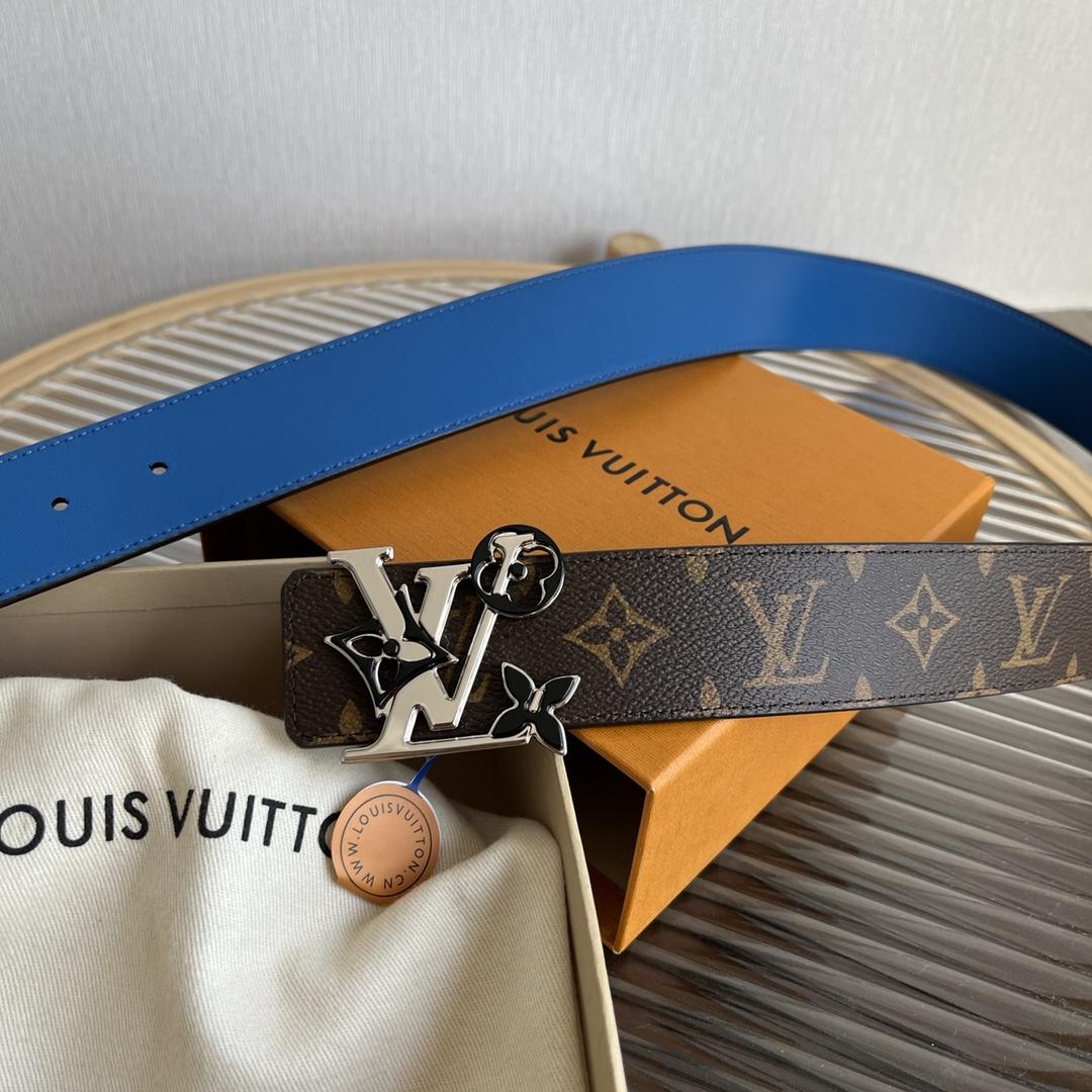 Louis Vuitton LV Blossom 40mm Reversible Belt - FashionPlug