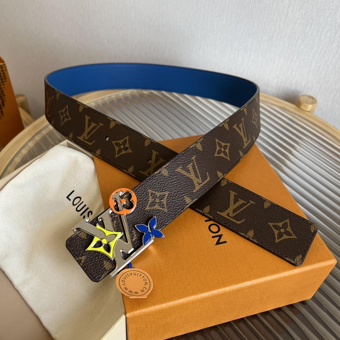 Louis Vuitton LV Blossom 40mm Reversible Belt    M8350U - FashionPlug