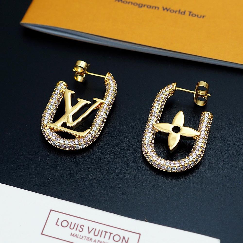 Louis Vuitton My LV Chain Earrings    M01457 - FashionPlug