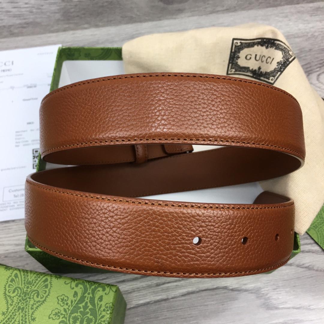 Gucci Leather Belt  35mm - FashionPlug