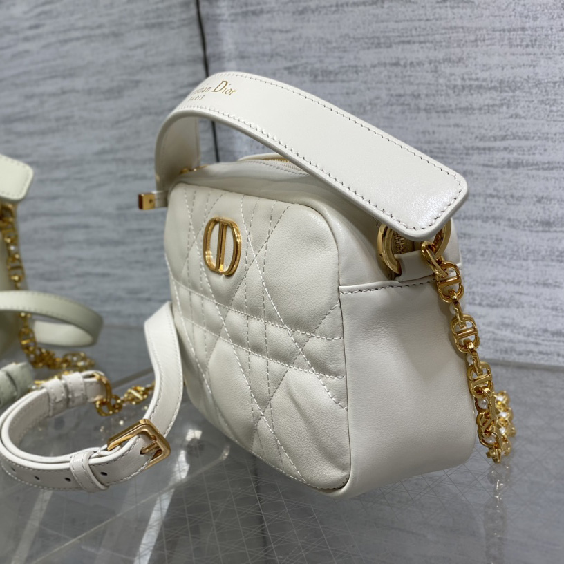 Dior Small Dior Caro Top Handle Camera Bag - FashionPlug