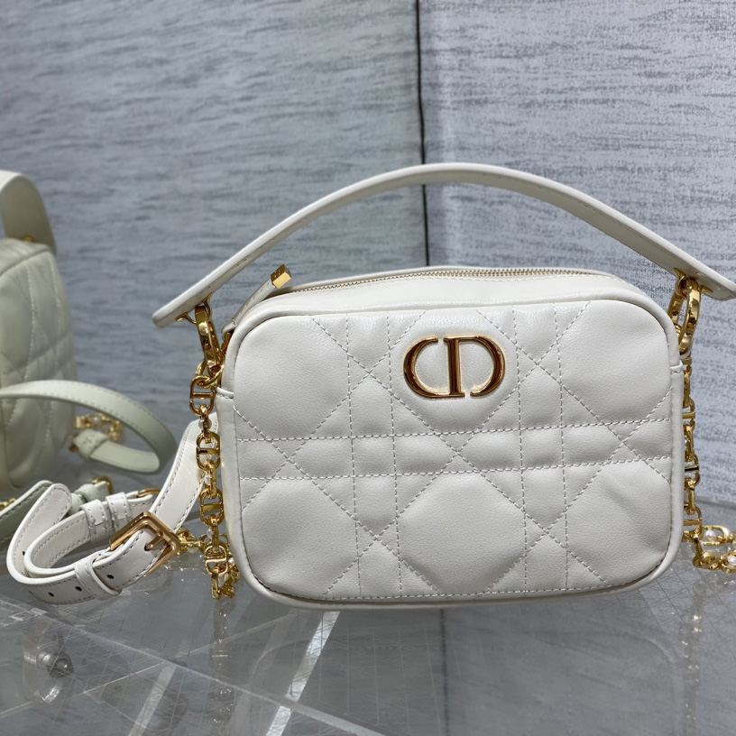 Dior Small Dior Caro Top Handle Camera Bag - FashionPlug