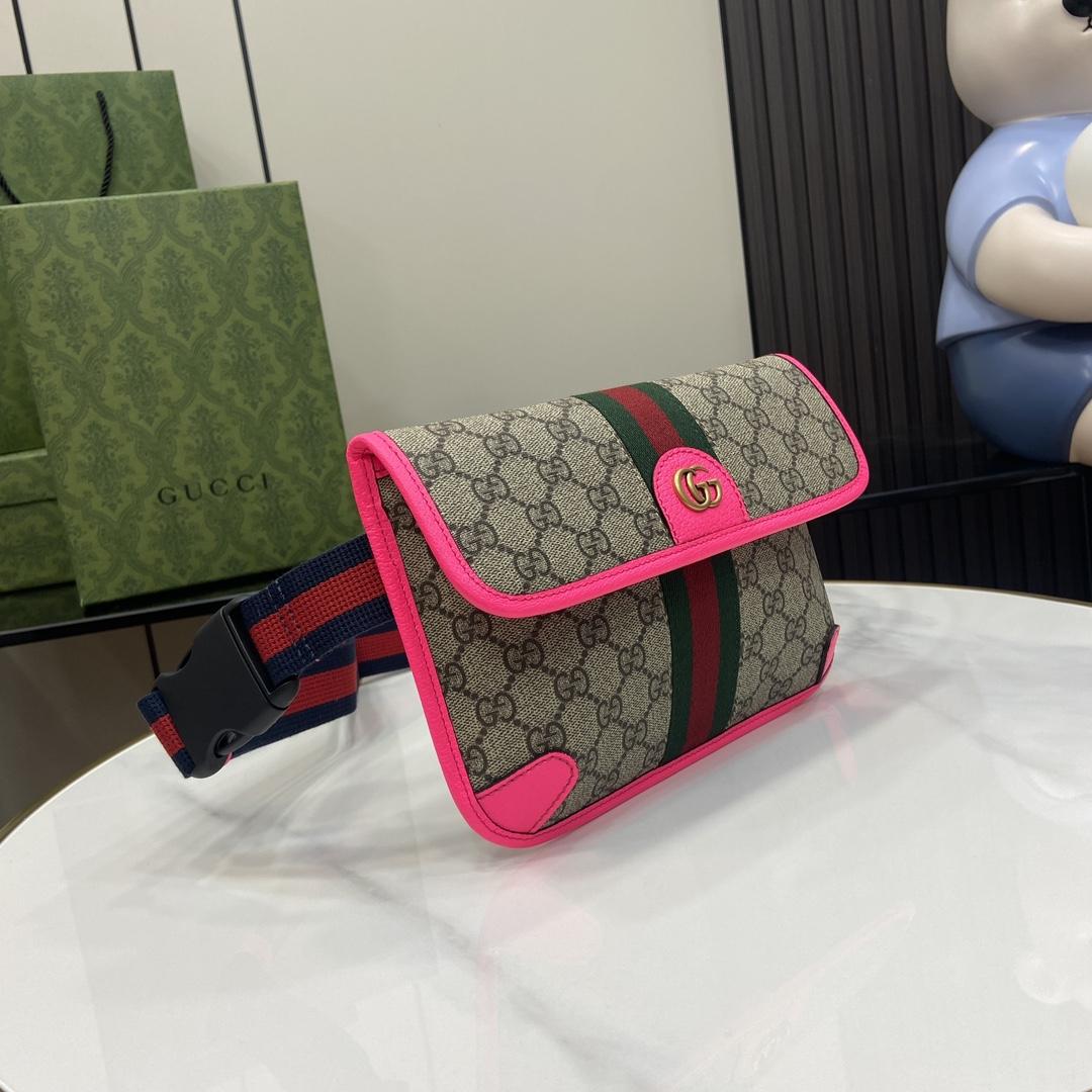 Gucci Ophidia GG Small Belt Bag  - FashionPlug