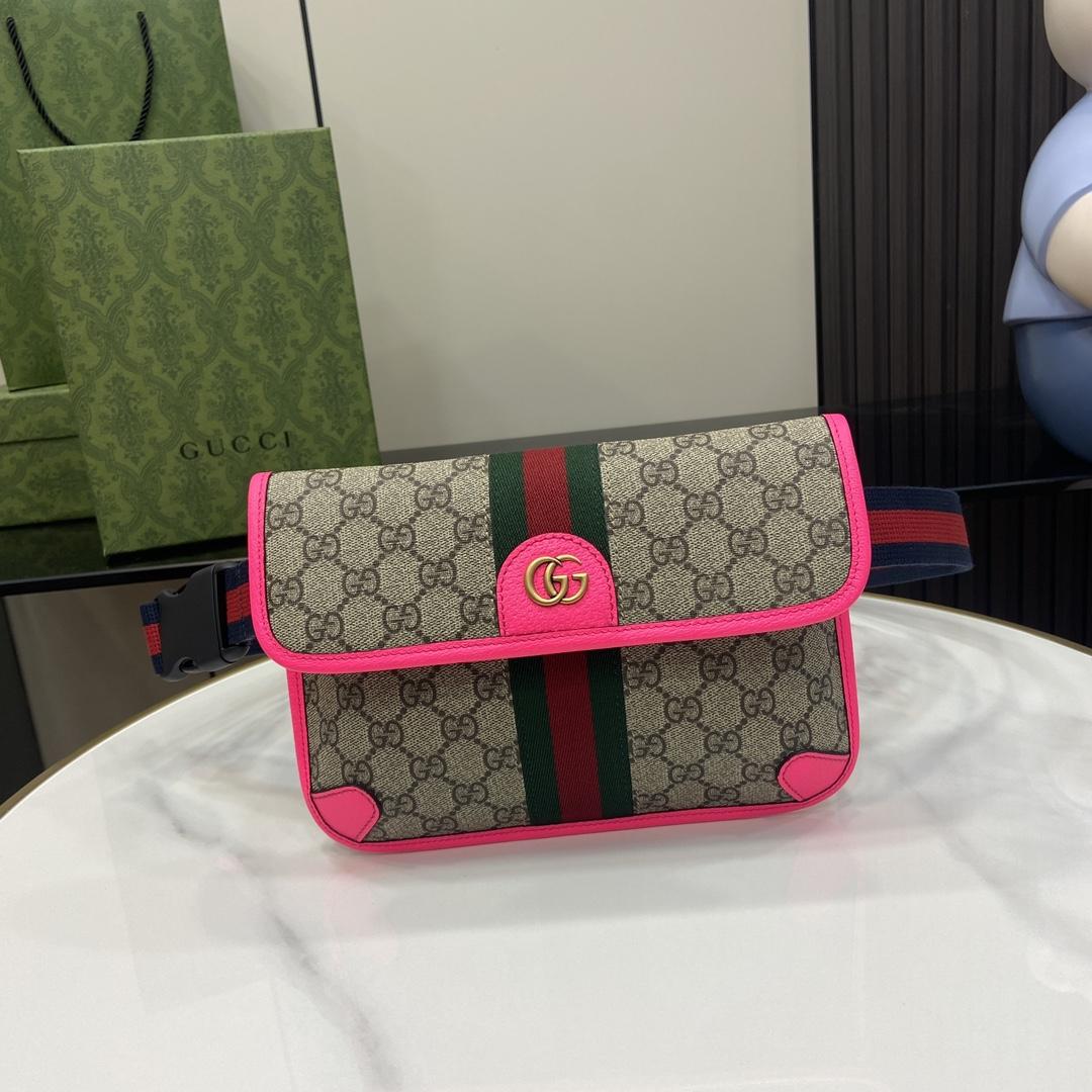 Gucci Ophidia GG Small Belt Bag  - FashionPlug