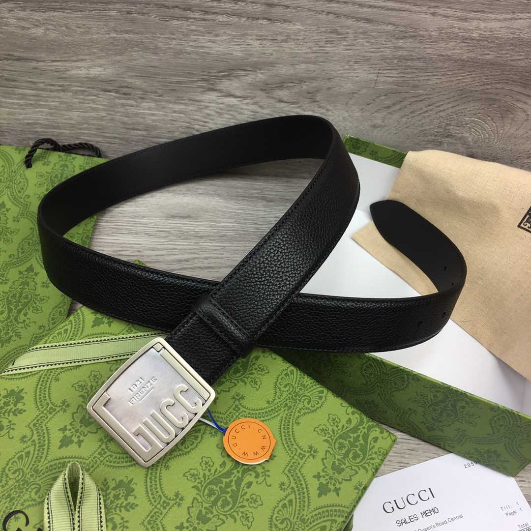 Gucci Leather Belt  35mm - FashionPlug
