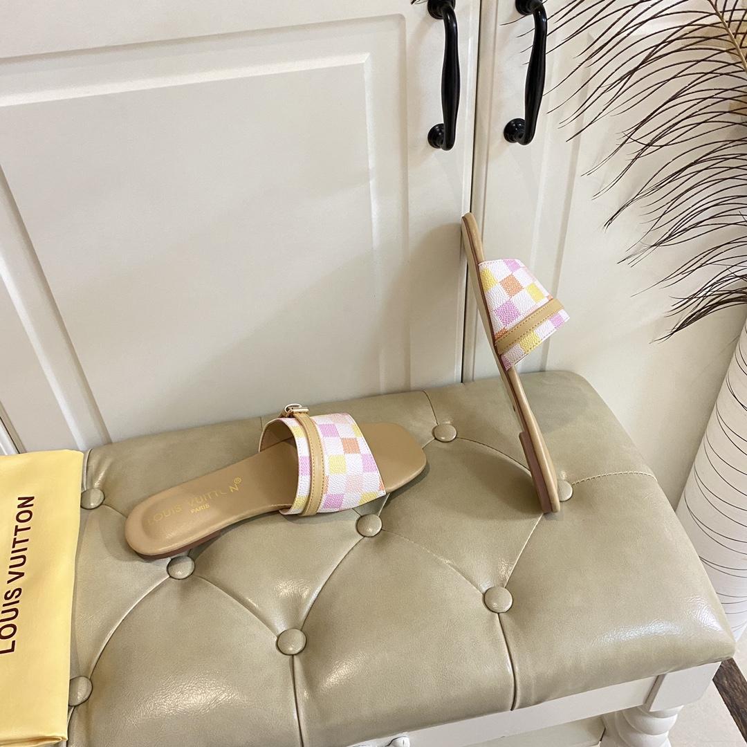 Louis Vuitton Neo Revival Flat Mule   1ACTYE - FashionPlug