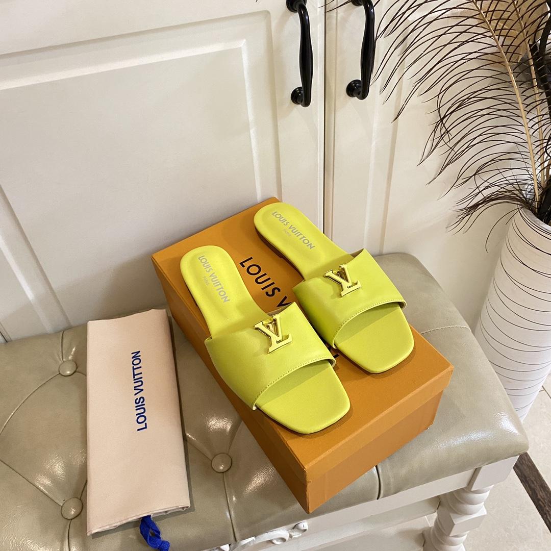Louis Vuitton LV Capri Flat Mule   1ACTT0 - FashionPlug
