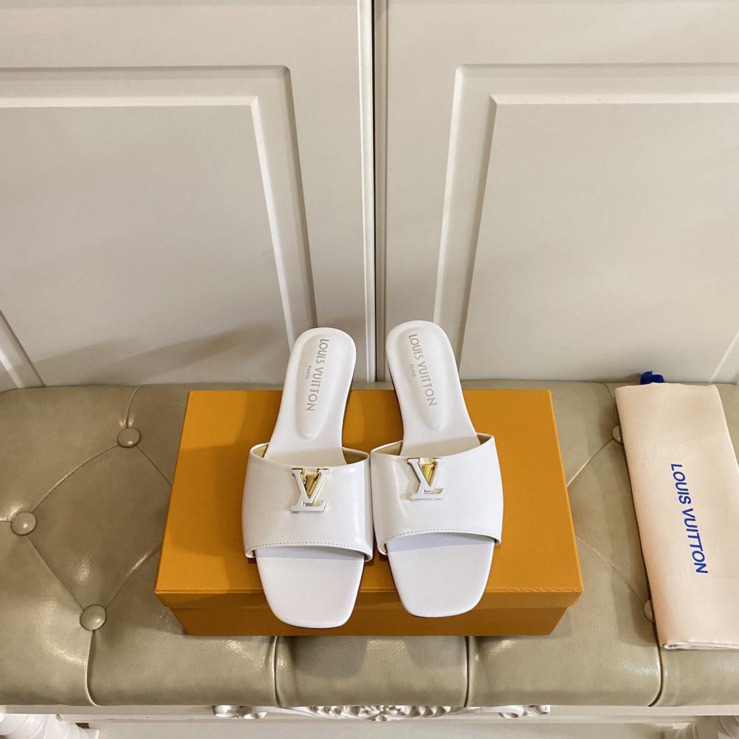 Louis Vuitton LV Capri Flat Mule   1ACTQC - FashionPlug