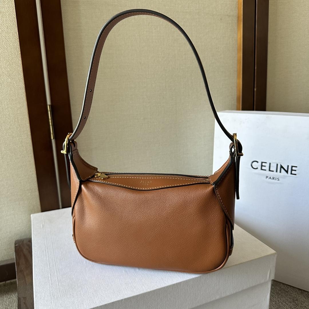 Celine Mini Romy In Supple Calfskin - FashionPlug