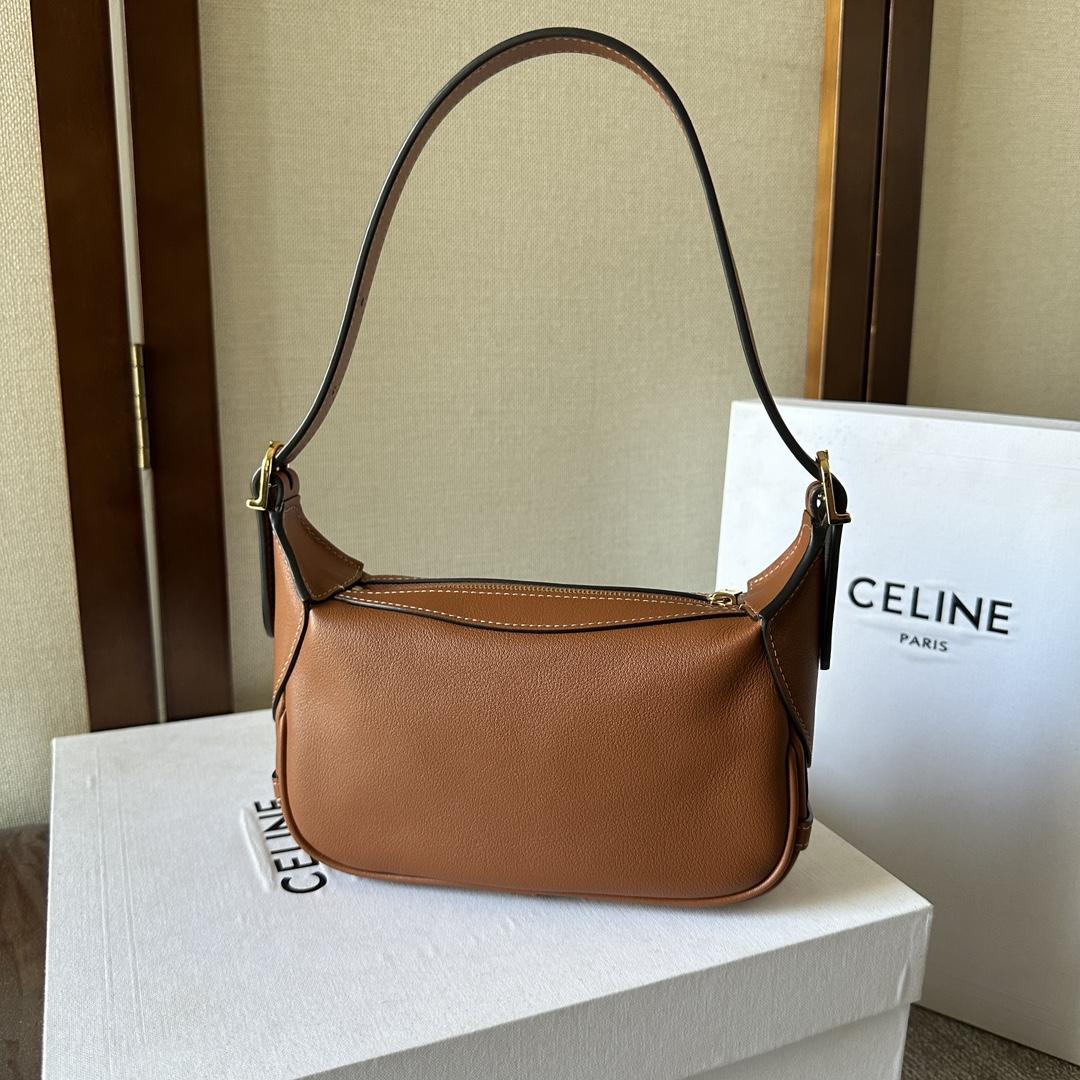 Celine Mini Romy In Supple Calfskin - FashionPlug