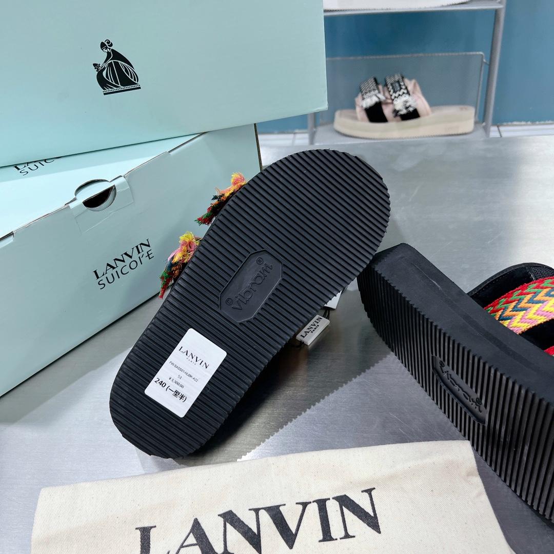 Suicoke x Lanvin Curb Woven-strap Sandals - FashionPlug