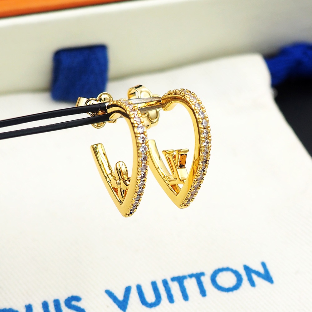 Louis Vuitton My LV Love Earrings   M01616 - FashionPlug