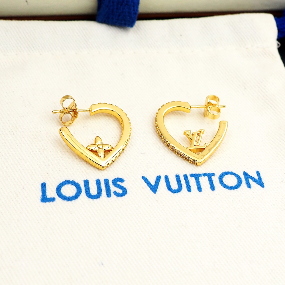 Louis Vuitton My LV Love Earrings   M01616 - FashionPlug