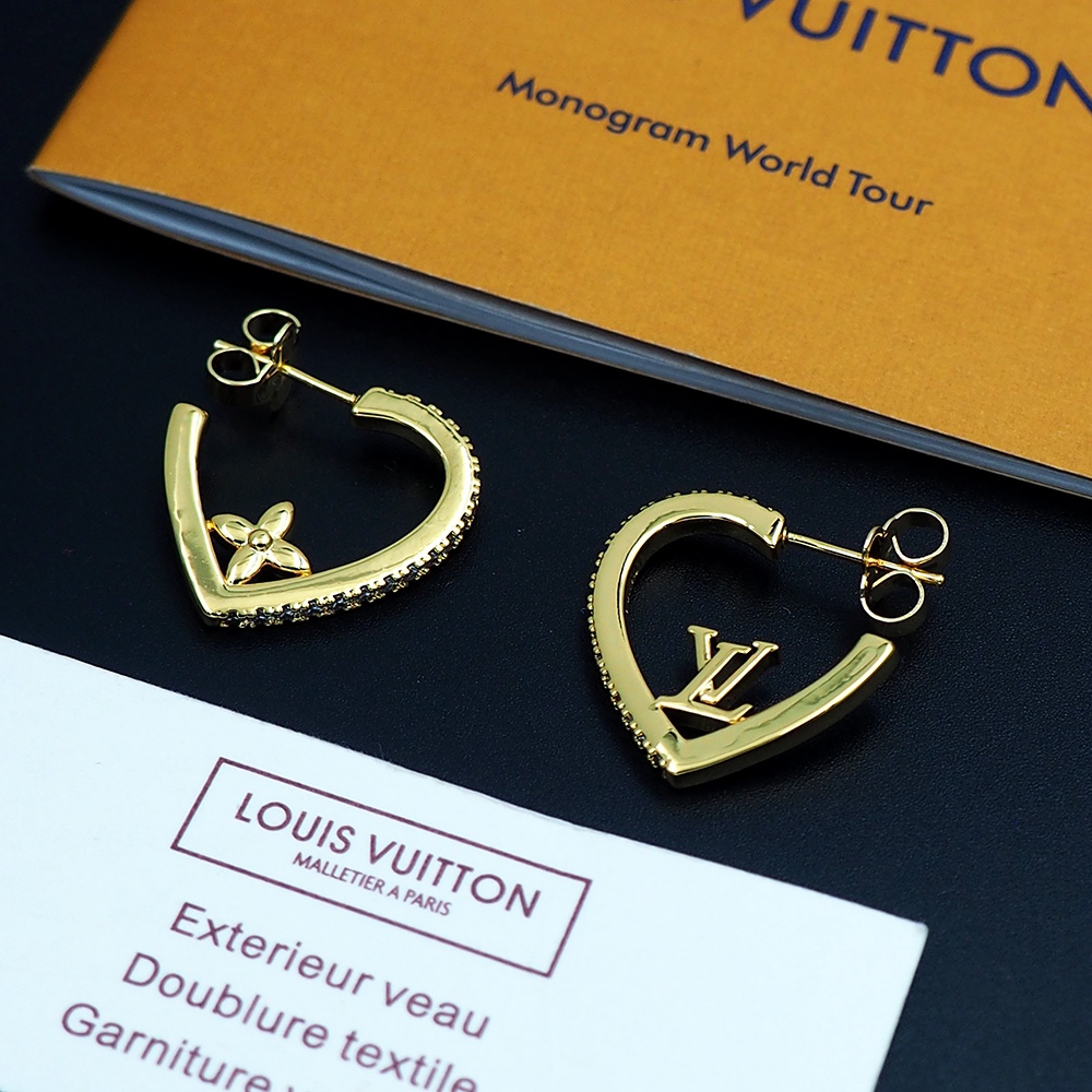 Louis Vuitton My LV Love Earrings   M01616 - FashionPlug