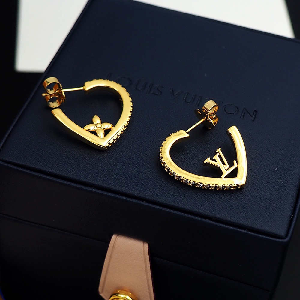 Louis Vuitton My LV Love Earrings   M01616 - FashionPlug