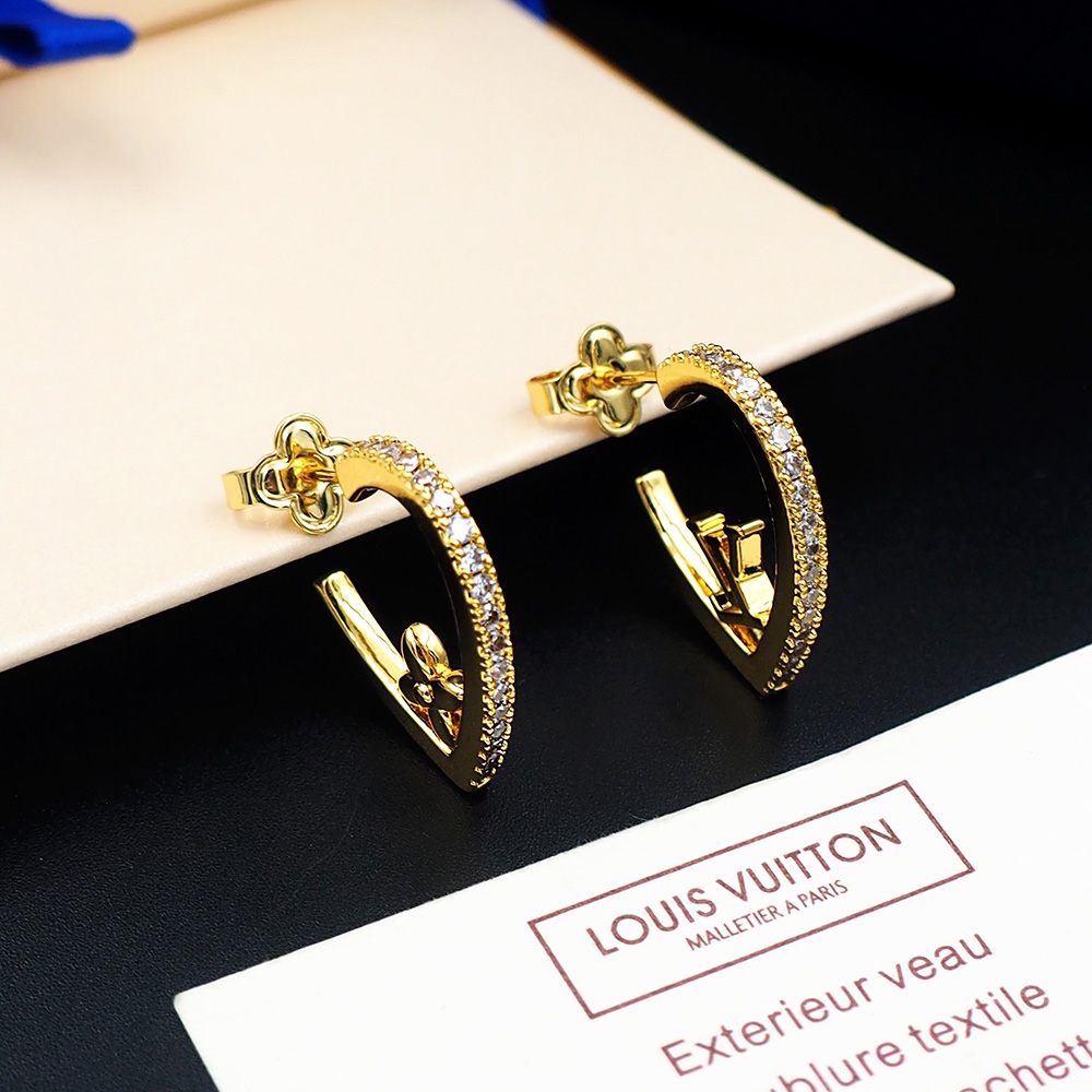 Louis Vuitton My LV Love Earrings   M01616 - FashionPlug